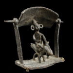 Horse rider figure - Bronze- Sao / Kotoko - Chad