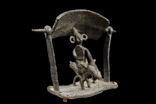 Horse rider figure - Bronze- Sao / Kotoko - Chad