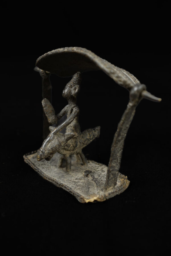 Horse rider figure - Bronze- Sao / Kotoko - Chad