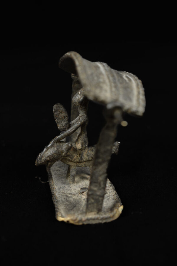 Horse rider figure - Bronze- Sao / Kotoko - Chad