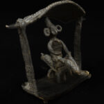 Horse rider figure - Bronze- Sao / Kotoko - Chad