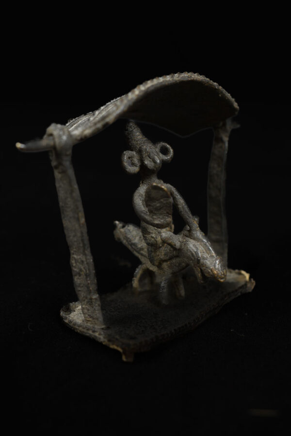 Horse rider figure - Bronze- Sao / Kotoko - Chad