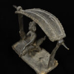 Horse rider figure - Bronze- Sao / Kotoko - Chad