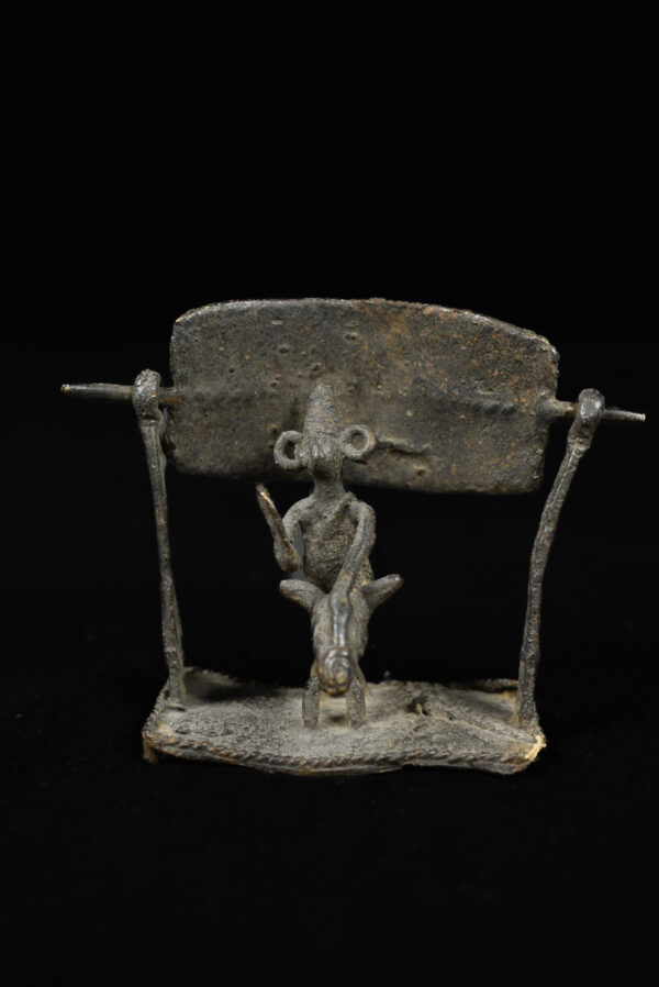 Horse rider figure - Bronze- Sao / Kotoko - Chad