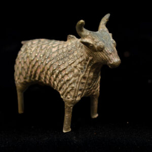 Zebu Bull figure - Dhokra Bronze - Orissa - India
