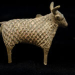Zebu Bull figure - Dhokra Bronze - Orissa - India