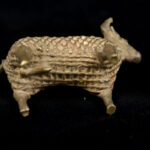 Zebu Bull figure - Dhokra Bronze - Orissa - India