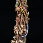Fertility Doll - Wood, Shells, Beads - Namji - Cameroon