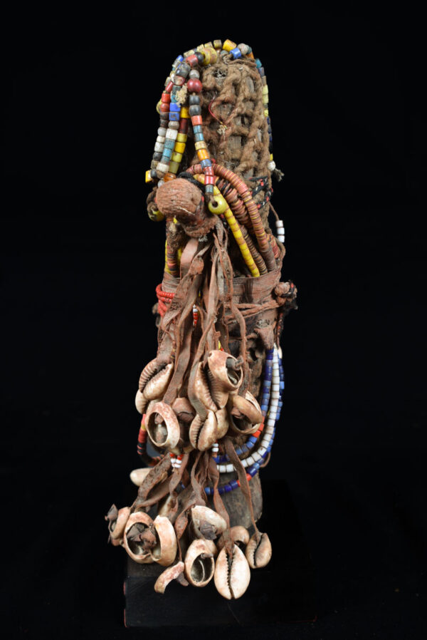 Fertility Doll - Wood, Shells, Beads - Namji - Cameroon