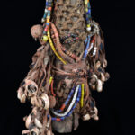 Fertility Doll - Wood, Shells, Beads - Namji - Cameroon
