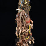 Fertility Doll - Wood, Shells, Beads - Namji - Cameroon