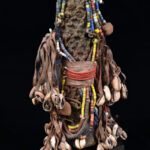 Fertility Doll - Wood, Shells, Beads - Namji - Cameroon