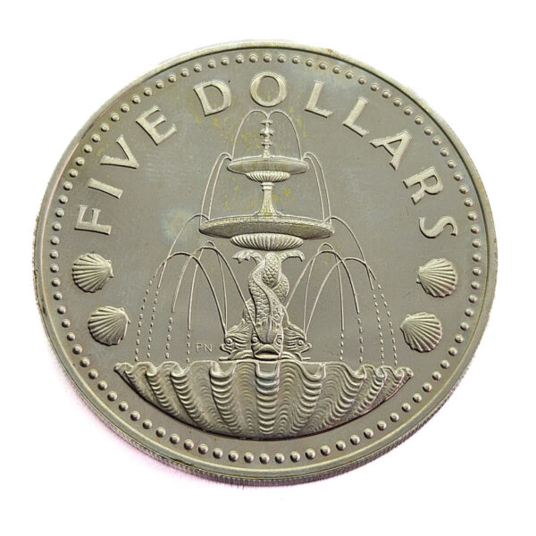Barbados 5 Dollars 1973 Elizabeth II