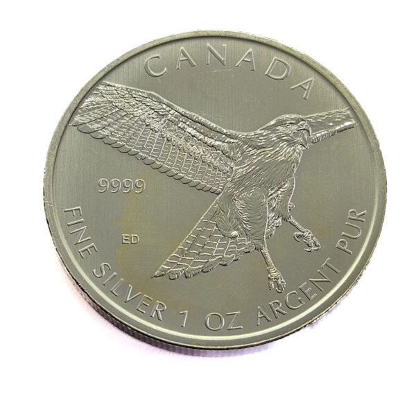 Canada 5 Dollars 2015 Red-tailed Hawk