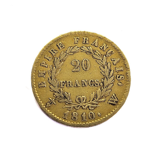 France 20 Francs 1810-W Napoleon