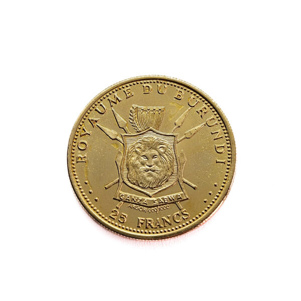 Burundi 25 Francs 1965 Mwambutsa IV
