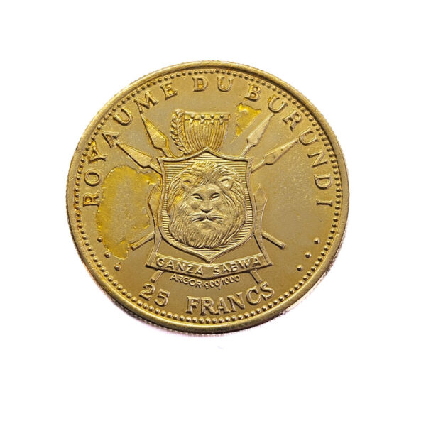 Burundi 25 Francs 1965 Mwambutsa IV