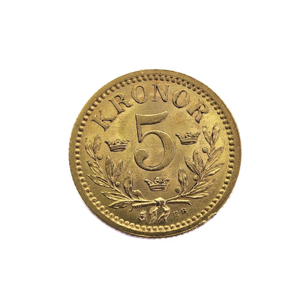 Sweden 5 Kronor 1901 Oscar II