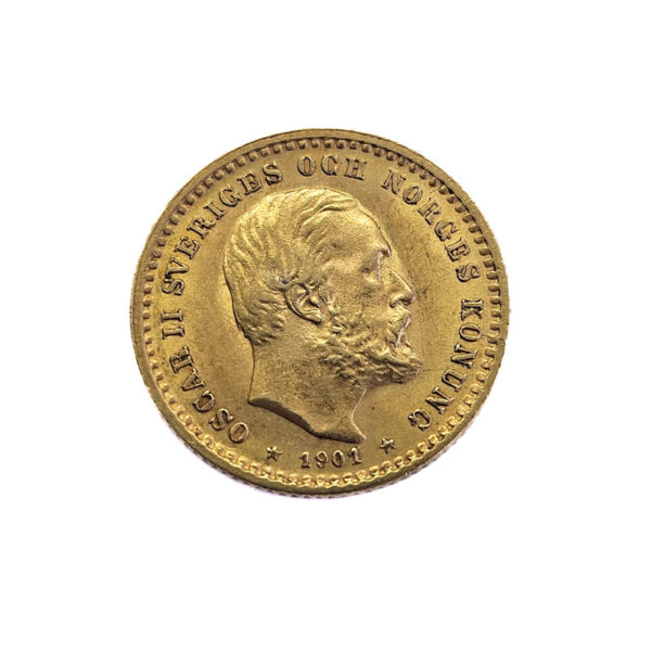 Sweden 5 Kronor 1901 Oscar II