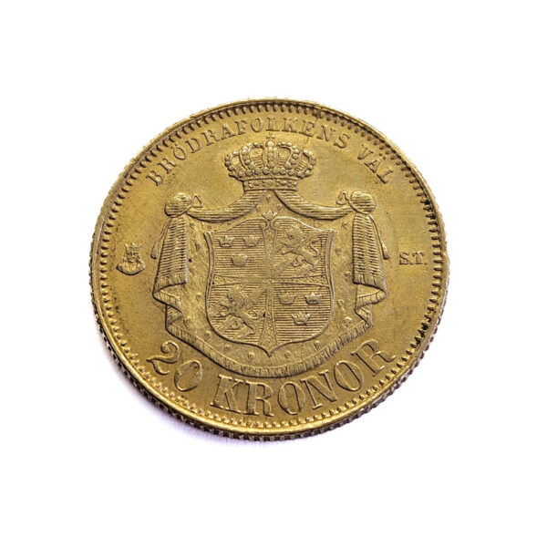 Sweden 20 Kroner 1873 Oscar II