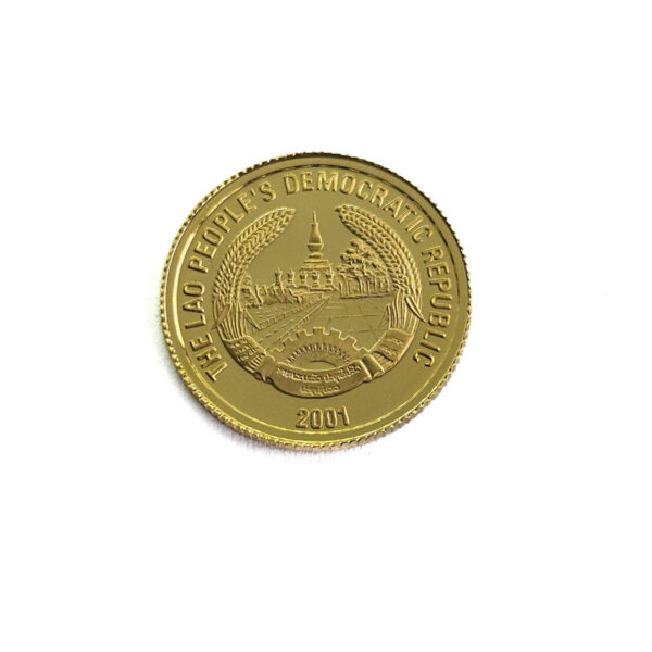 Laos 10.000 Kip 2001 Golden Dragon Fish