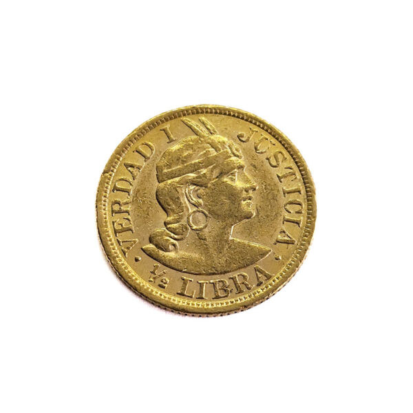 Peru 1908 1/2 Libra