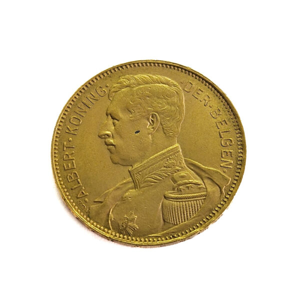 Belgium 20 Francs 1914 (A-version) Albert I