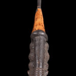 Ceremonial Pipe - Clay, Bone - Bamun - Cameroon