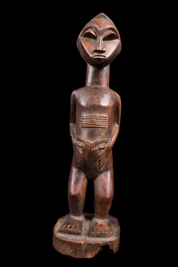 Ancestor figure - Baule - Wood - Ivory Coast