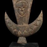 Moon mask - Wood - Eket - Nigeria