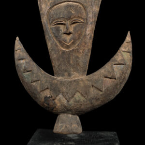 Moon mask - Wood - Eket - Nigeria