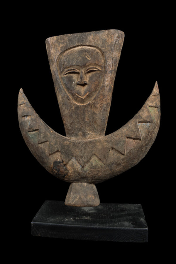 Moon mask - Wood - Eket - Nigeria