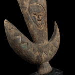 Moon mask - Wood - Eket - Nigeria