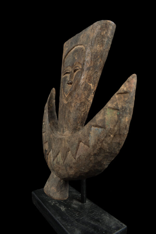 Moon mask - Wood - Eket - Nigeria