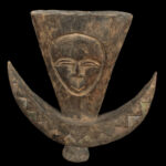 Moon mask - Wood - Eket - Nigeria