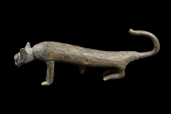 Leopard Figure - Bronze - Asante - Ghana