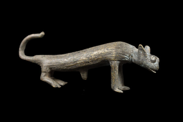 Leopard Figure - Bronze - Asante - Ghana