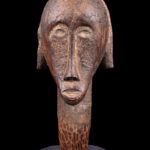 Reliquary Byeri Head - Wood- Fang - Gabon