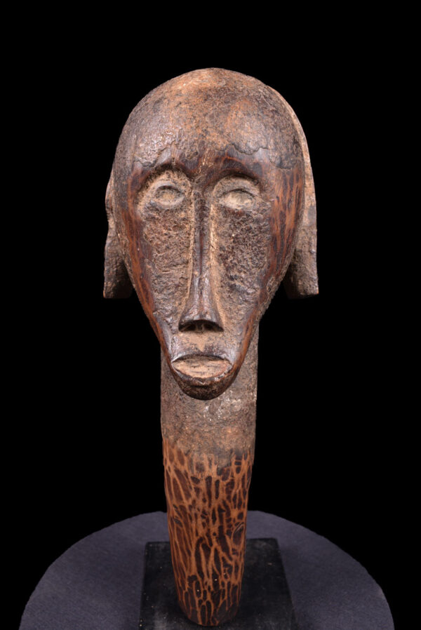 Reliquary Byeri Head - Wood- Fang - Gabon