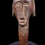 Reliquary Byeri Head - Wood- Fang - Gabon