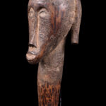 Reliquary Byeri Head - Wood- Fang - Gabon