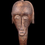 Reliquary Byeri Head - Wood- Fang - Gabon