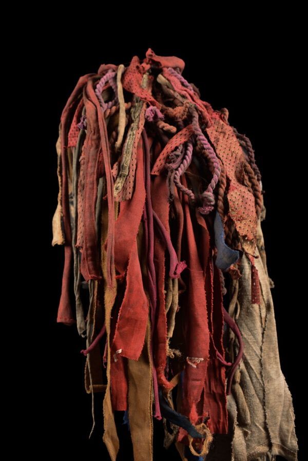 Mwana Pwo Mask - Wood, Rope - Chokwe - DR Congo
