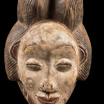 Initiation mask - Wood - Punu - Gabon