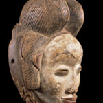 Initiation mask - Wood - Punu - Gabon