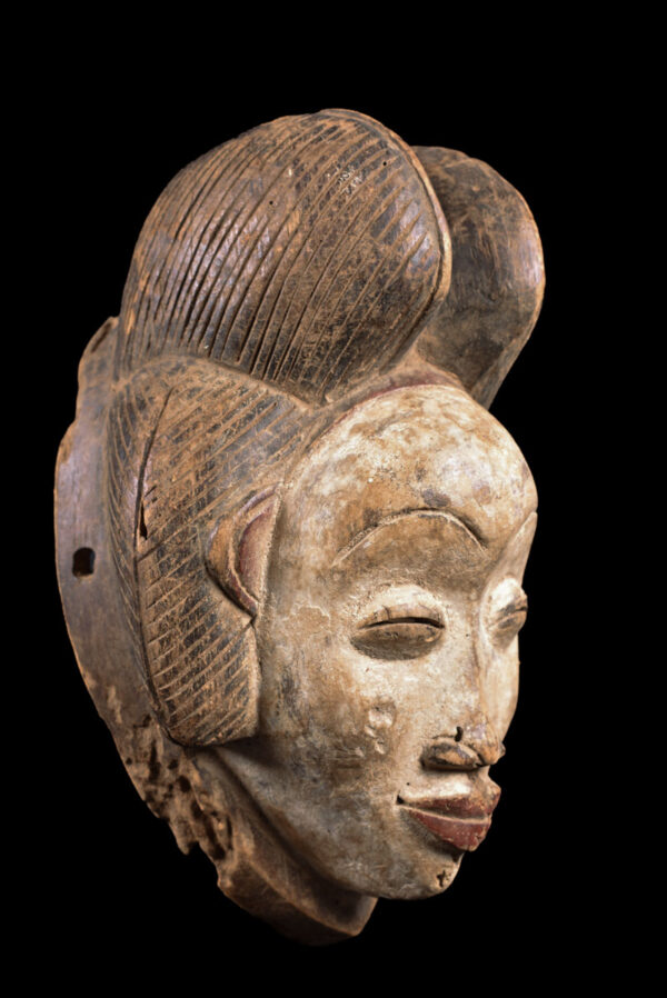 Initiation mask - Wood - Punu - Gabon