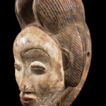 Initiation mask - Wood - Punu - Gabon