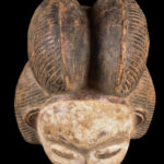 Initiation mask - Wood - Punu - Gabon