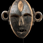 War Mask - Wood - Boa - DR Congo