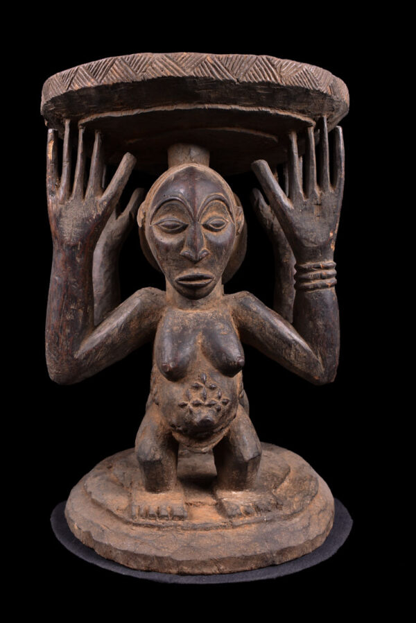 Stool - Wood - Hemba - DR Congo